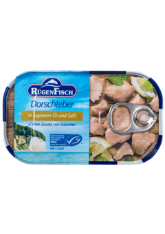 Rugen Fisch: Foie de morue