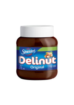 SHNEIDER'S: DELINUT- ORIGINAL (400g) PÂTE A TARTINER CHOCOLAT NOISETTES