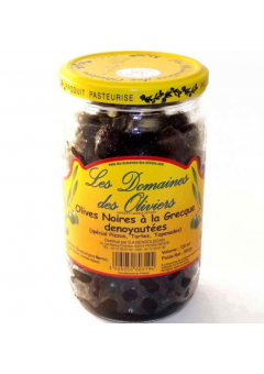 Les Domaines des oliviers: Olives noir a la Greque denoyautees