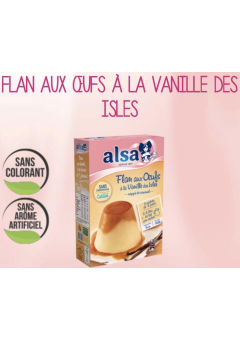 ALSA Flan aux oeufs à la vanille des Isles