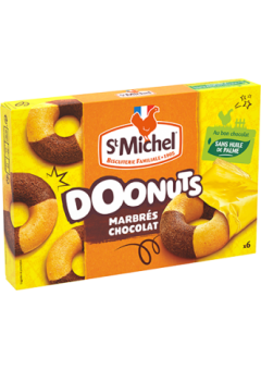 ST MICHEL DOONUTS MARBRES CHOCOLAT