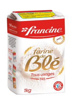 FRANCINE: Farine de blé T45 1 kgs