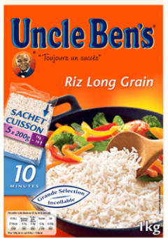 Uncle Ben s: Riz long grain sachet cuisson 10 minutes 1kg