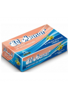 EL MANAR: SARDINES A L'HUILE D'OLIVE 125g