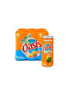 OASIS TROPICAL LE PACK DE 6 CANETTES