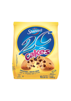 SHNEIDER'S: 2C MINI CAKE AUX PÉPITES DE CHOCOLAT