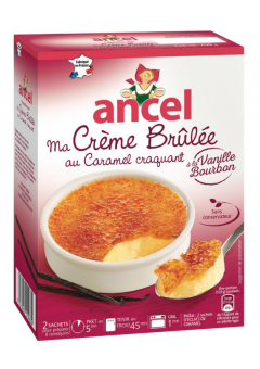 ANCEL: Préparation dessert crème brûlée caramel