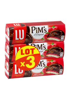 LU-PIMS GOUT FRAMBOISE LOT DE 3